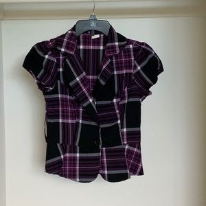 Short sleeved blazer jacket